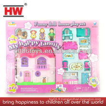 Princess kids toy plastic doll house